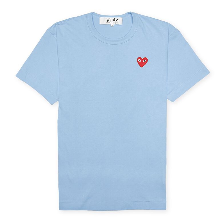 Stationær Maleri Lave om Order Comme des Garcons Play Play Red Heart T-Shirt blue T-Shirts from  solebox | MBCY
