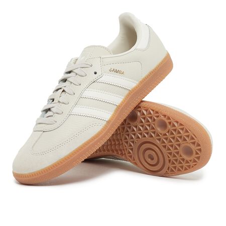 adidas Originals Wmns Samba OG | IE7013 | alumina/chalk white/wonder beige  at solebox | MBCY | Sport-T-Shirts