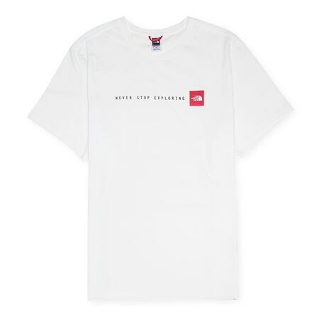 The North Face Never Stop Exploring Tee tnf white T-Shirts solebox | MBCY