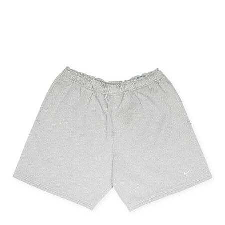 Order NIKE NRG Solo Swoosh Fleece Short dk grey heather/white Shorts from  solebox