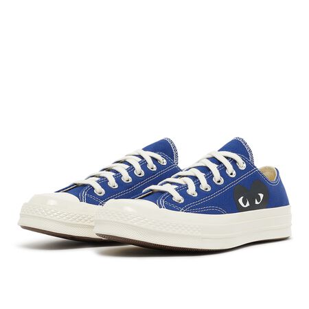Comme des Garcons Play Black Heart Chuck Taylor All Star '70 Low | P1K121-2  | blue at solebox | MBCY