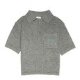 Poloshirt with Logo Embroidery Knit