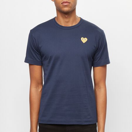 Comme des Play Play Heart T-Shirt navy T-Shirts from solebox |