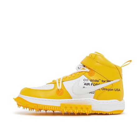 Off-White Nike Air Force 1 Mid White/Varsity Maize DR0500-101