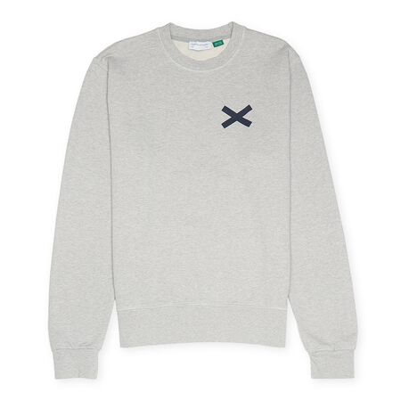 Wijzigingen van mengen noodzaak Order Edmmond Studios Cross NS Sweater plain grey melange vigor Sweatshirts  from solebox | MBCY