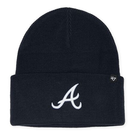 Order 47 Brand MLB Atlanta Braves Haymaker '47 Cuff Knit navy Hats & Caps  from solebox