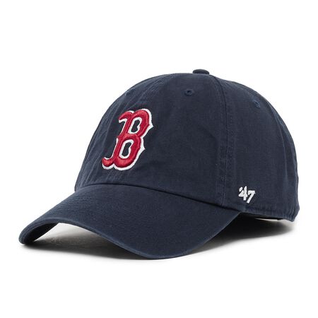 Order 47 Brand MLB Boston Red Sox '47 Clean Up Cap 'B' navy Hats & Caps  from solebox