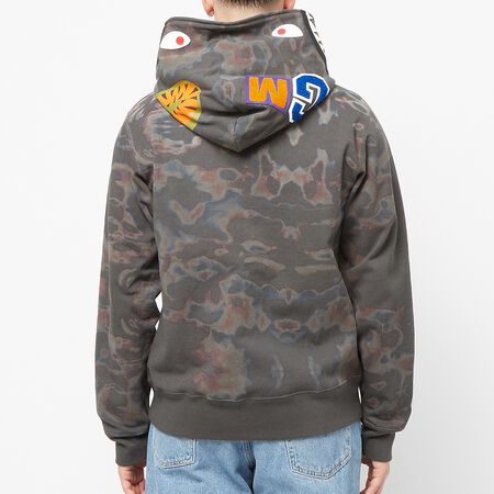 Order A Bathing Ape Babe Thermography Shark Full Zip Hoodie M Black Hoodies  from solebox