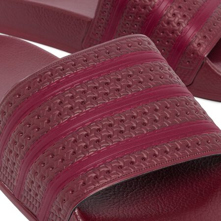 adidas Originals Adilette | FZ6453 | shadow red/shadow red/collegiate  burgundy at solebox | MBCY