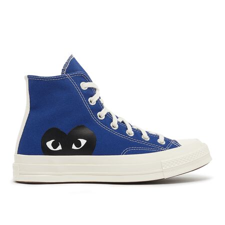 Comme des Garcons Play Black Heart Chuck Taylor All Star '70 High |  P1K122-2 | blue at solebox | MBCY