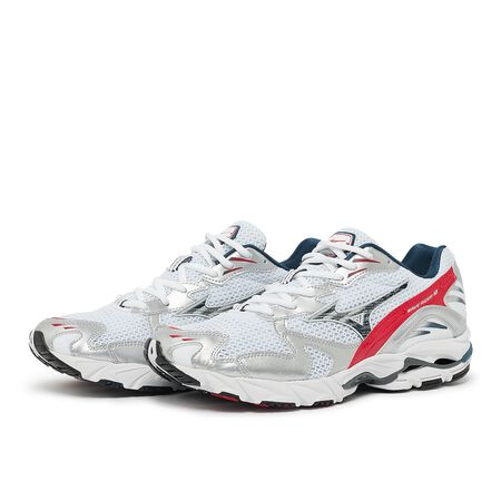 te veel opgroeien Dempsey Mizuno Wave Rider 10 | D1GA210408 | white/insignia blue/high risk red at  solebox | MBCY