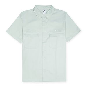  Woven Military Short-Sleeve Button-Down Shirt