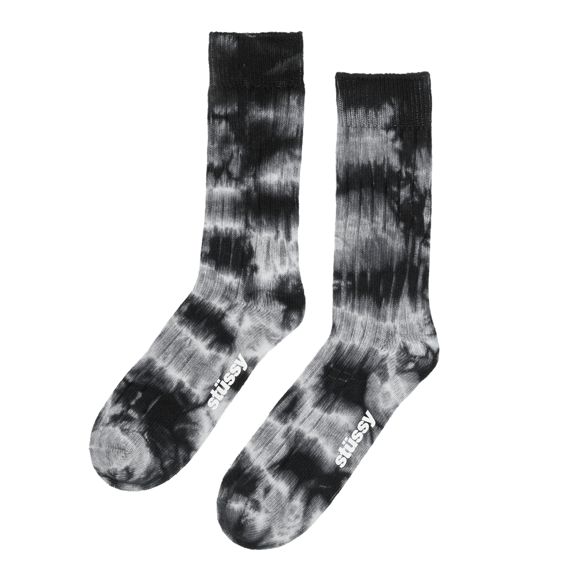Dyed Ribbed Crew Socks product